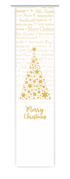 Preview: Tolle Weihnachten gold, Flächenvorhang Einzel